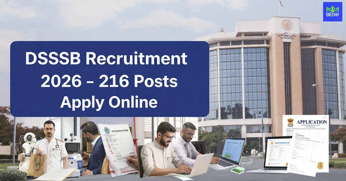 DSSSB Various Post Recruitment 2026