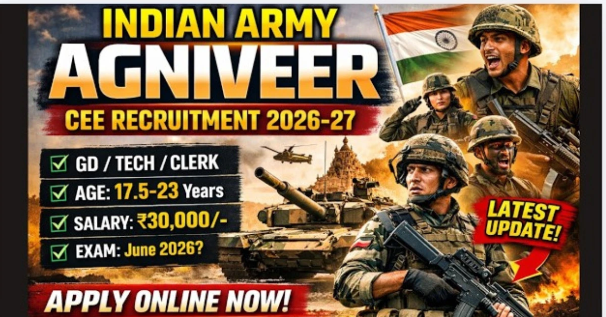 Indian Army Agniveer CEE Recruitment 2026